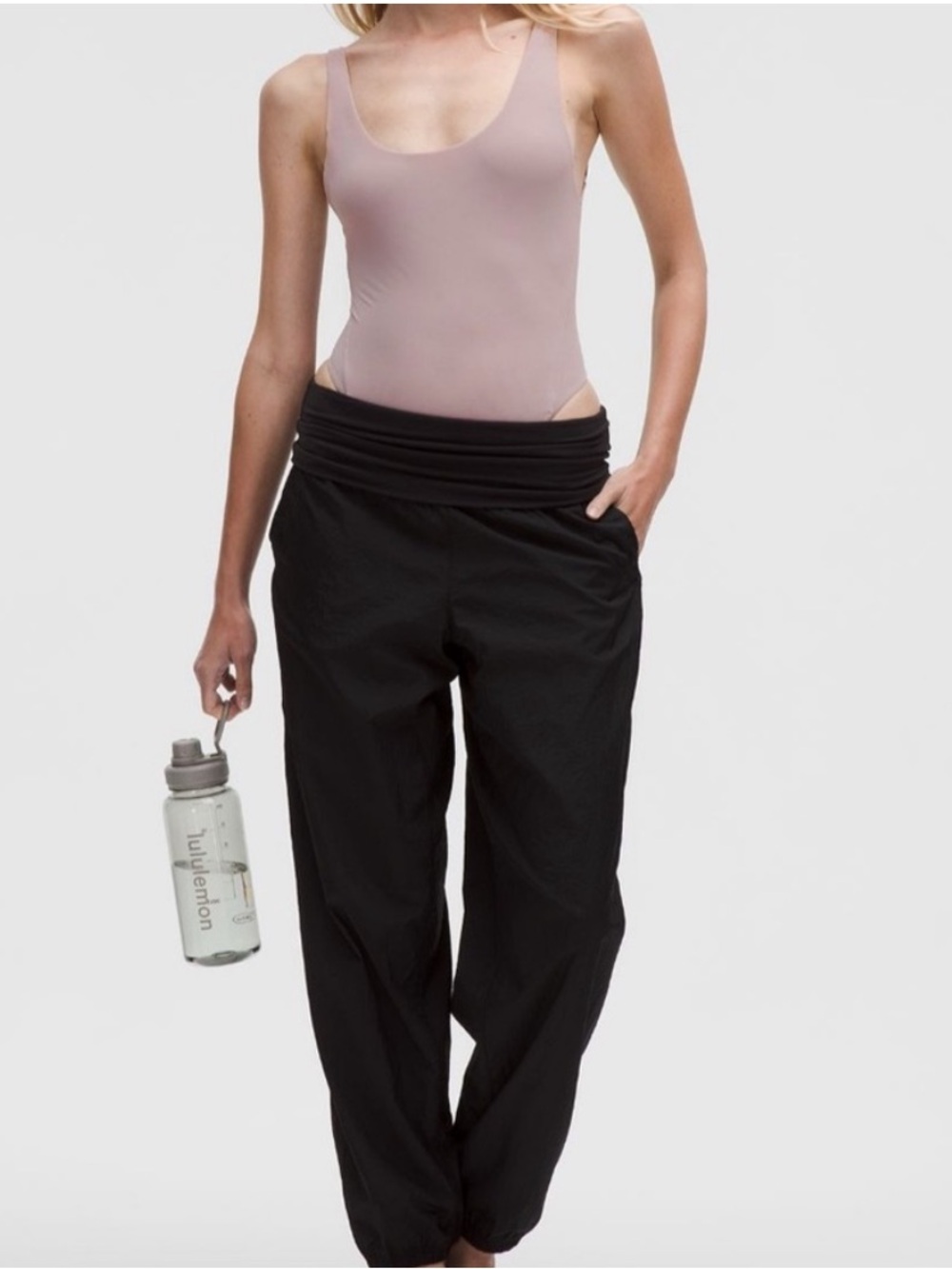 Lululemon Nulu Mesh Scoop Back Sleeveless Bodysuit